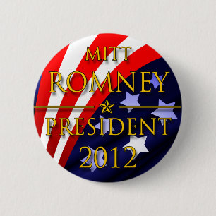 Mitt Romney 2012 Presidential Button