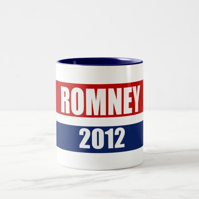 MITT ROMNEY 2012 Two-Tone COFFEE MUG (Center)