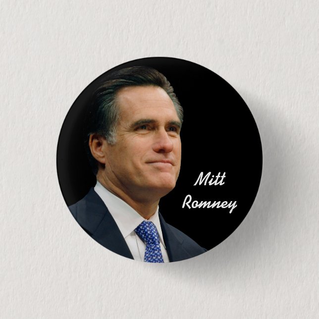 Mitt Romney 3 Cm Round Badge (Front)