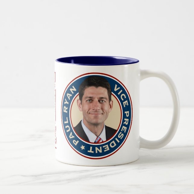 Mitt Romney and Paul Ryan Commemorative Mug (Right)