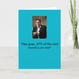 Mitt Romney Birthday Card