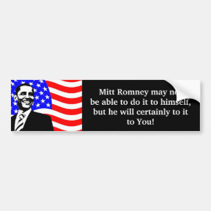 Mitt Romney Bumpersticker Bumper Sticker