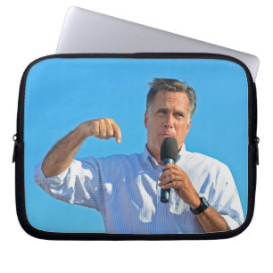 Mitt Romney campaigning Laptop Sleeve