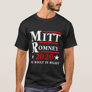 Mitt Romney Do What Is Right Anti Trump Republican T-Shirt
