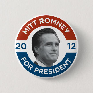 Mitt Romney For President 2012 6 Cm Round Badge