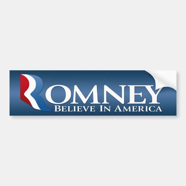 Mitt Romney for President 2012 Bumper Sticker (Front)
