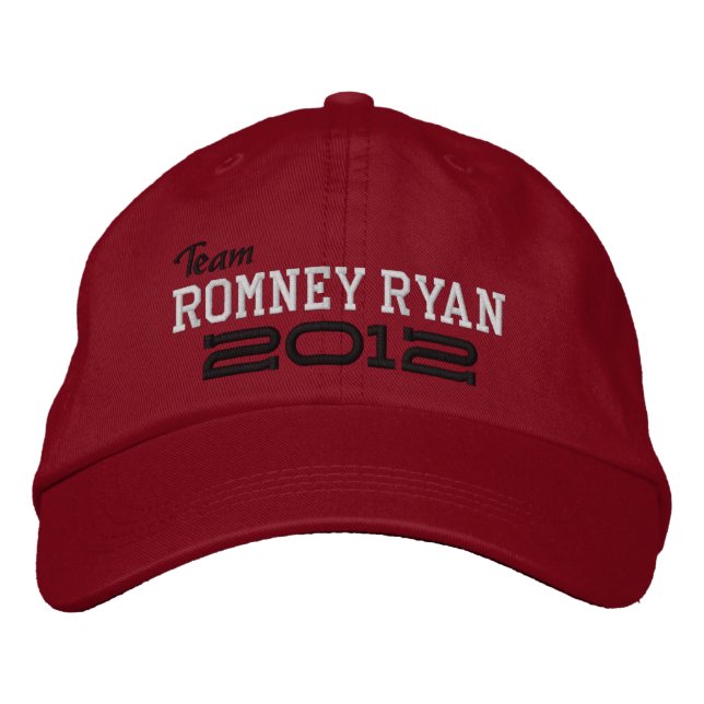 Mitt Romney Paul Ryan 2012 Embroidered Hat (Front)