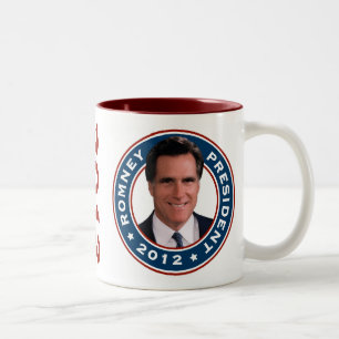 Mitt Romney President 2012 Two-Tone Coffee Mug