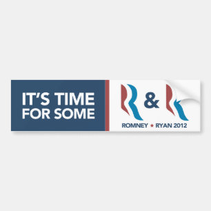 Mitt Romney Ryan Time For Some R and R Sticker