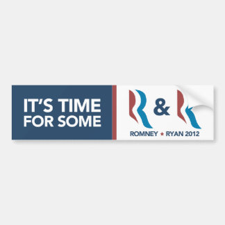 Mitt Romney Ryan Time For Some R and R Sticker