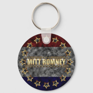 Mitt Romney Stars and Stripes. Key Ring