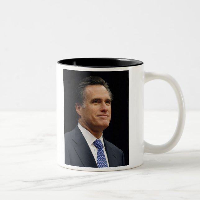 Mitt Romney Two-Tone Coffee Mug (Right)