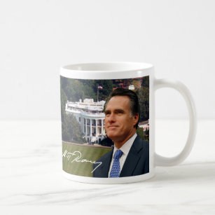 Mitt Romney & White House Coffee Mug