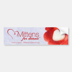 Mittens for Detroit Bumper Sticker