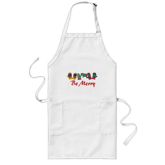 Mittens-holiday apron (Front)