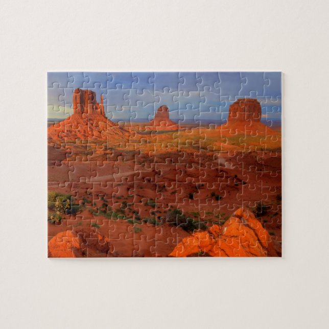 Mittens, Monument valley, AZ Jigsaw Puzzle (Horizontal)