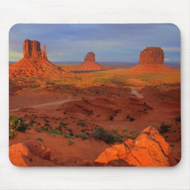Mittens, Monument valley, AZ Mouse Pad (Front)