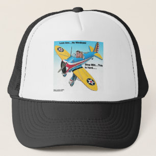 Mitts Windowless Aeroplane Funny Gifts & Tees Trucker Hat