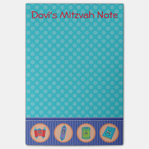Mitzvah Note Post it Pad