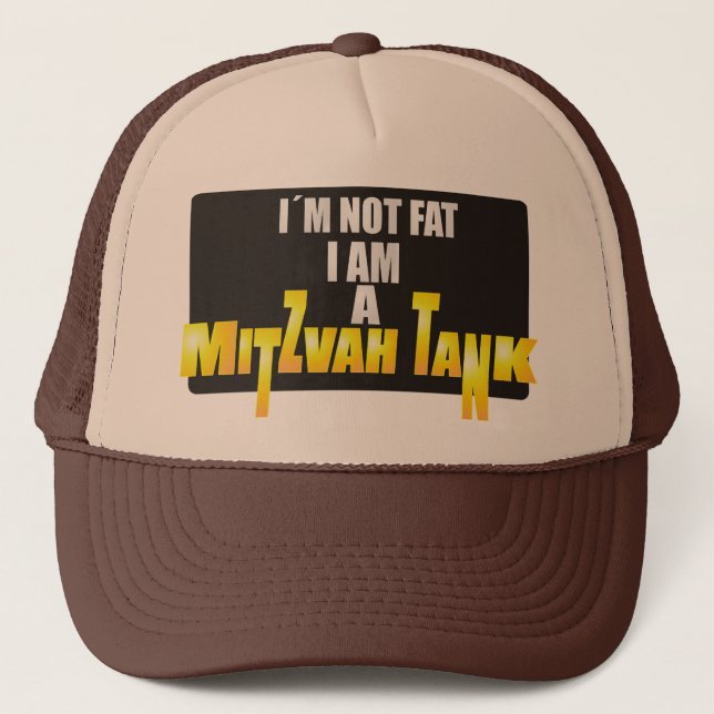 Mitzvah Tank Trucker Hat (Front)