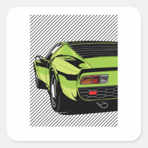 Miura Racing Square Sticker