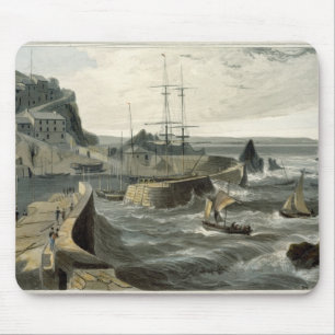 Mivagissey, Cornwall, from Volume VIII of 'A Voyag Mouse Pad