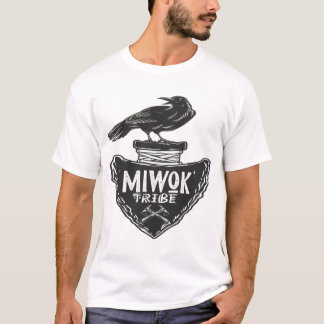 Miwok Tribe - Native American Raven Spirit T-Shirt