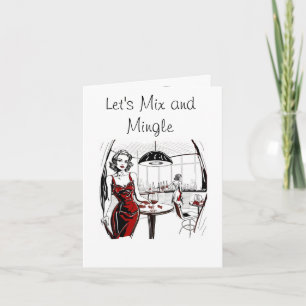 Mix and Mingle Cocktail Party Invitation