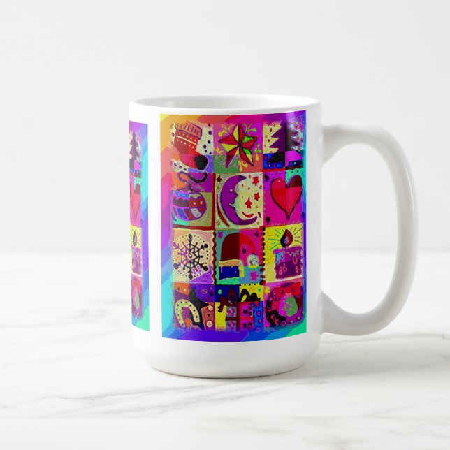 Mix Christmas Decorations Coffee Mug (Right)