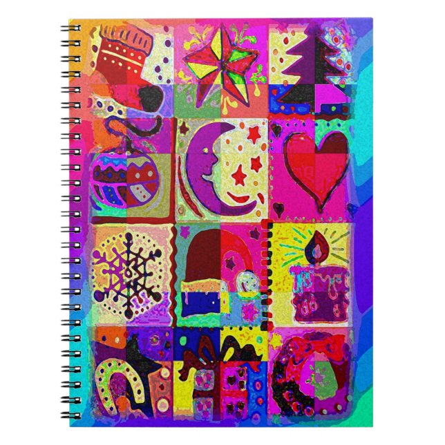 Mix Christmas Decorations Notebook (Front)