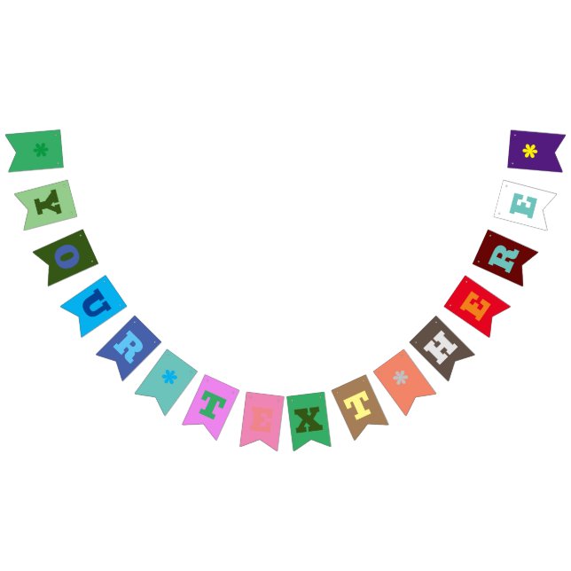 Mix Colours | Customise  Bunting (All)