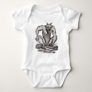 Mix-creature - Troll, Golem and Devil Baby Bodysuit