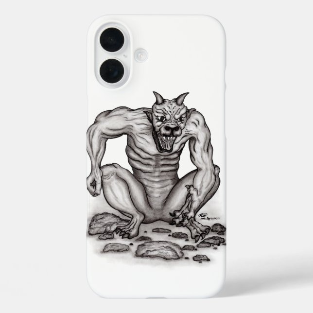 Mix-Creature - Troll, Golem and Devil Case-Mate iPhone Case (Back)