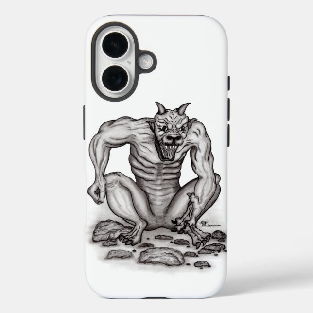 Mix-Creature - Troll, Golem and Devil Case-Mate iPhone Case (Back)