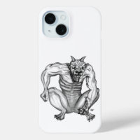 Mix-Creature Troll Golem Devil , Black and White