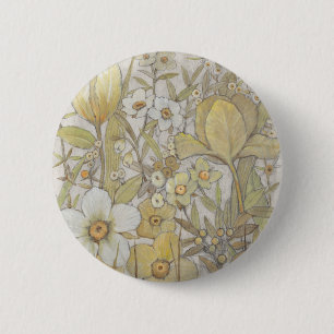 Mix Floral 6 Cm Round Badge