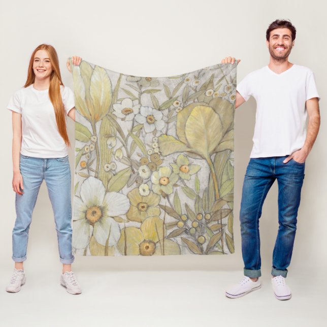 Mix Floral Fleece Blanket (In Situ)