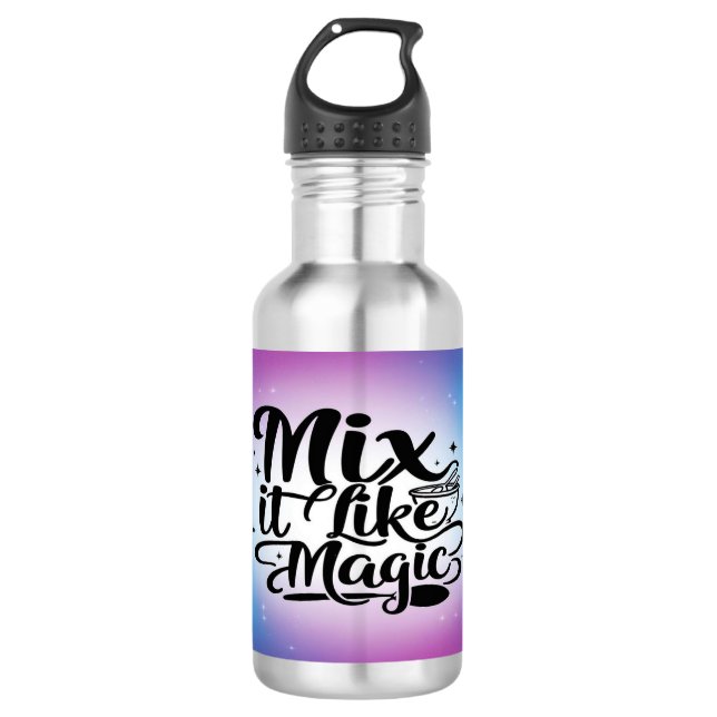 Mix It Like Magic 2 532 Ml Water Bottle (Front)