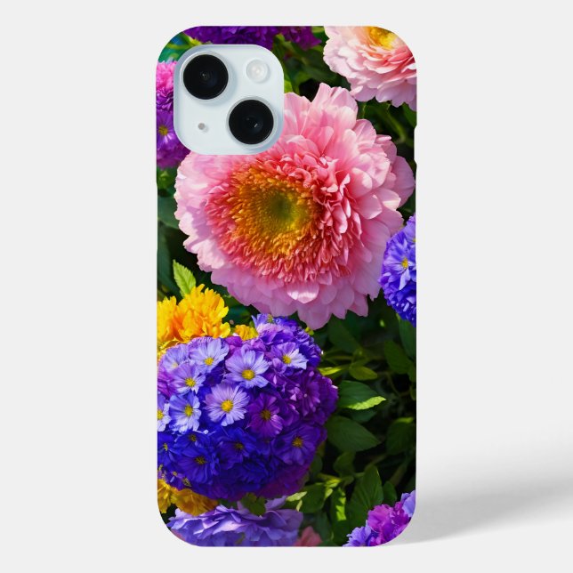 Mix of Flowers Case-Mate iPhone Case (Back)
