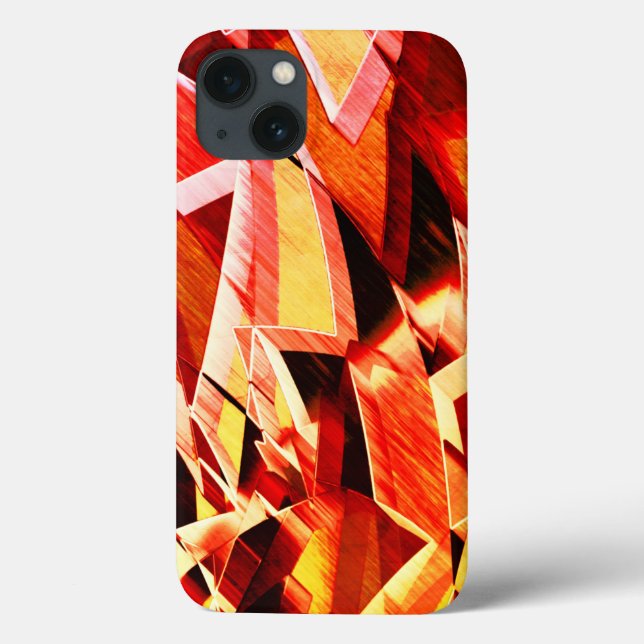 Mix of yellowing with dark red, strong streaked Case-Mate iPhone case (Back)