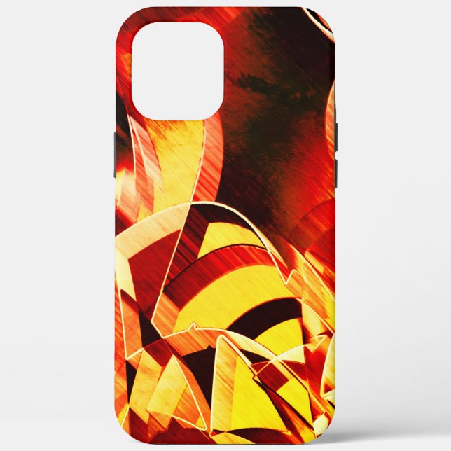 Mix of yellowing with dark red, strong streaked th Case-Mate iPhone case (Back)