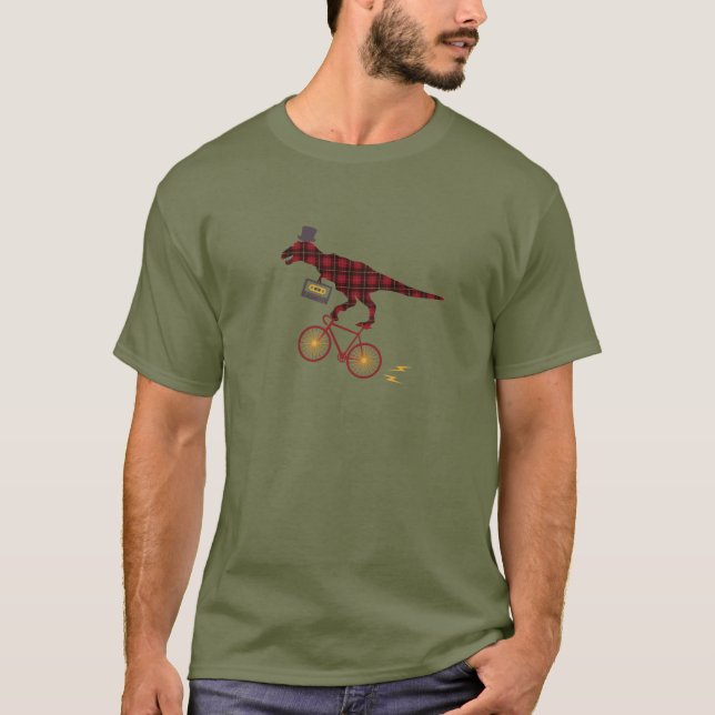 Mix Tape Dinosaur Cycling Top (Front)