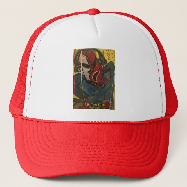 mix tape dj III Trucker Hat (Front)