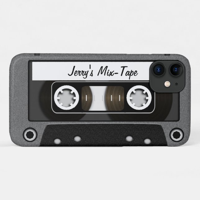Mix Tape Personalised Case-Mate iPhone Case (Back (Horizontal))