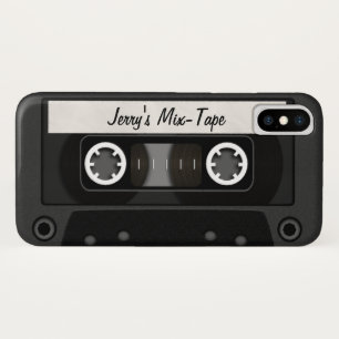 Mix Tape Personalised iPhone X Case