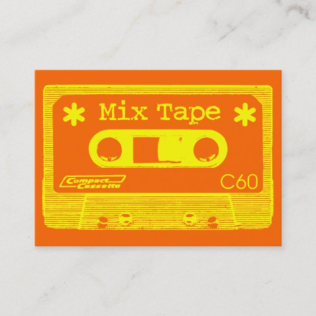 Mix Tape Pop Business Card (Front)