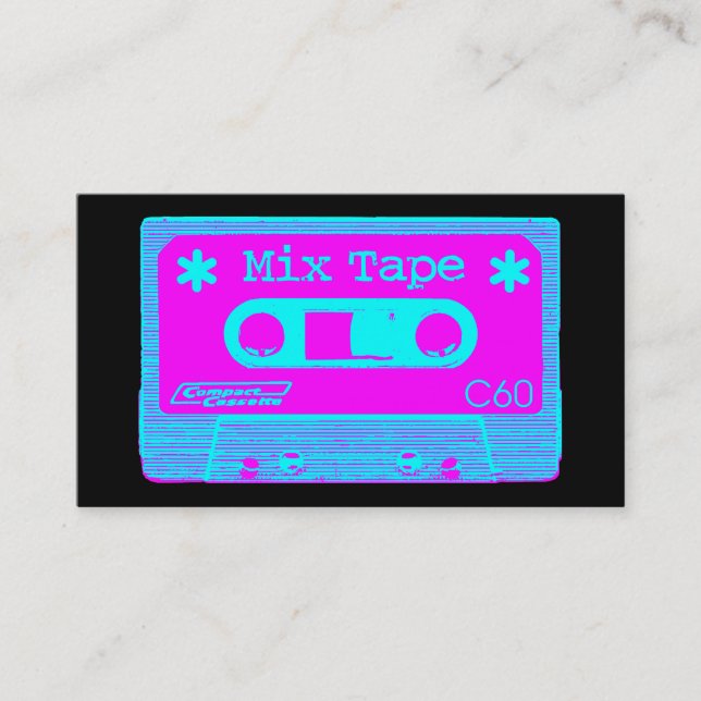 Mix Tape Pop II Business Card (Front)