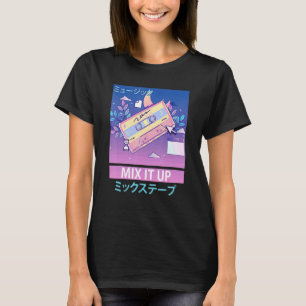 Mix Tape Retro 80s Japanese Otaku Aesthetic Vaporw T-Shirt