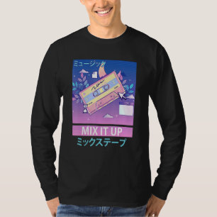 Mix Tape Retro 80s Japanese Otaku Aesthetic Vaporw T-Shirt