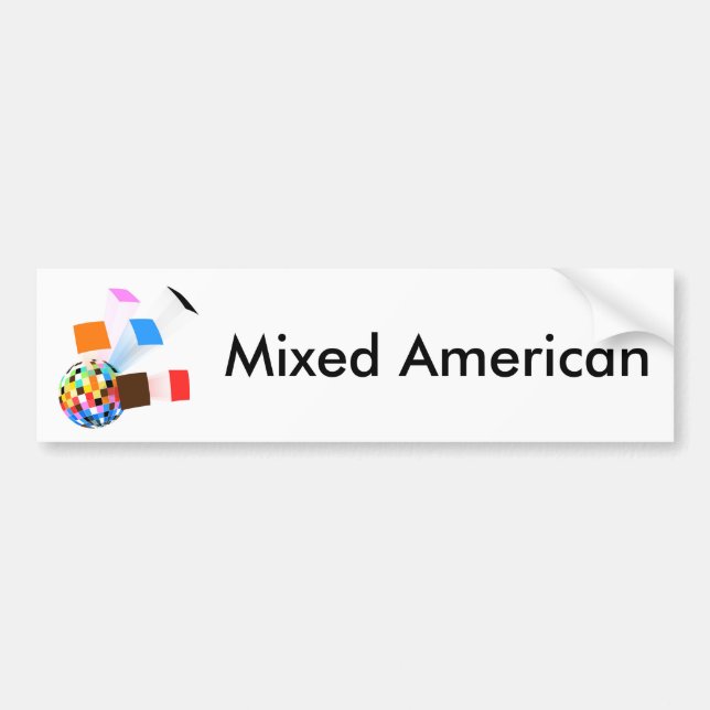 Mixed American Life Bumper Sticker (Front)